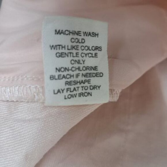 Adyson Parker Pink Drop Linen Blend Cropped Pants NWT - Picture 8 of 9